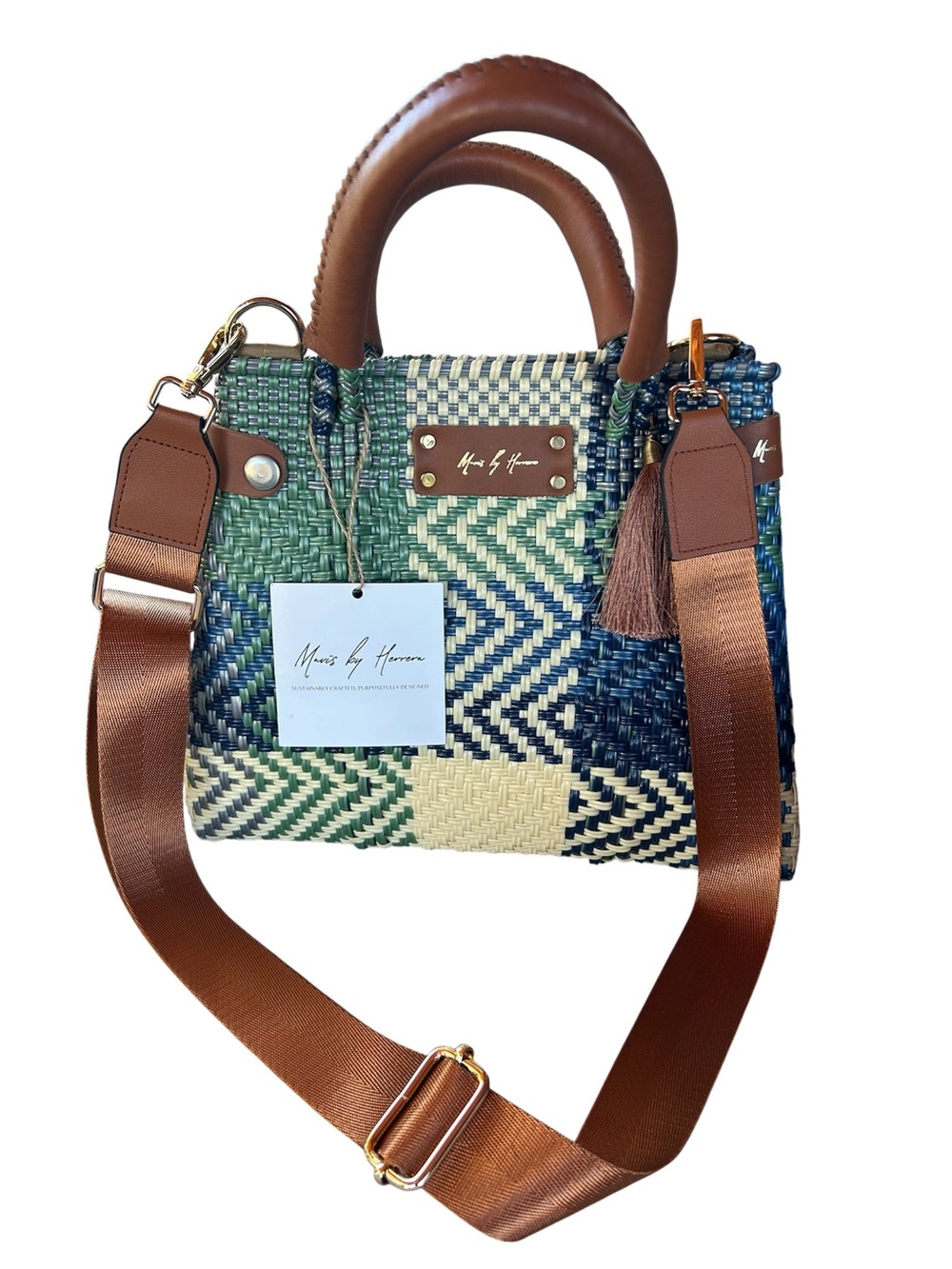 Mavis by Herrera Mini Less Pollution Convertible Crossbody Bag St. Lucia NWT